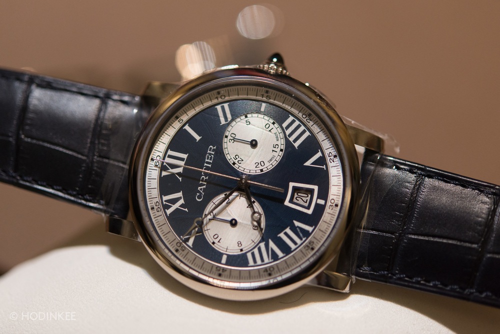 replica watch cartier-rotonde-de-cartier-stainless-steel-watch