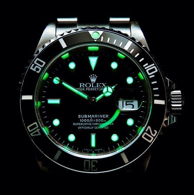 Replica Rolex Submariner Date night