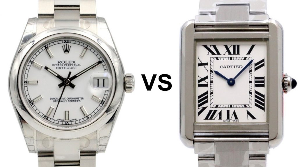 Replica Respectable Watches Rolex VS Cartier