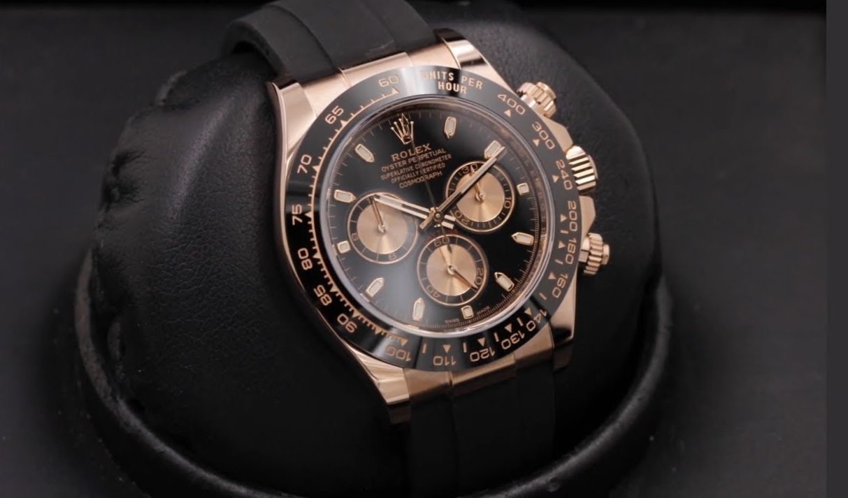 Swiss fake Rolex Daytona 116515LN with chocolate dial