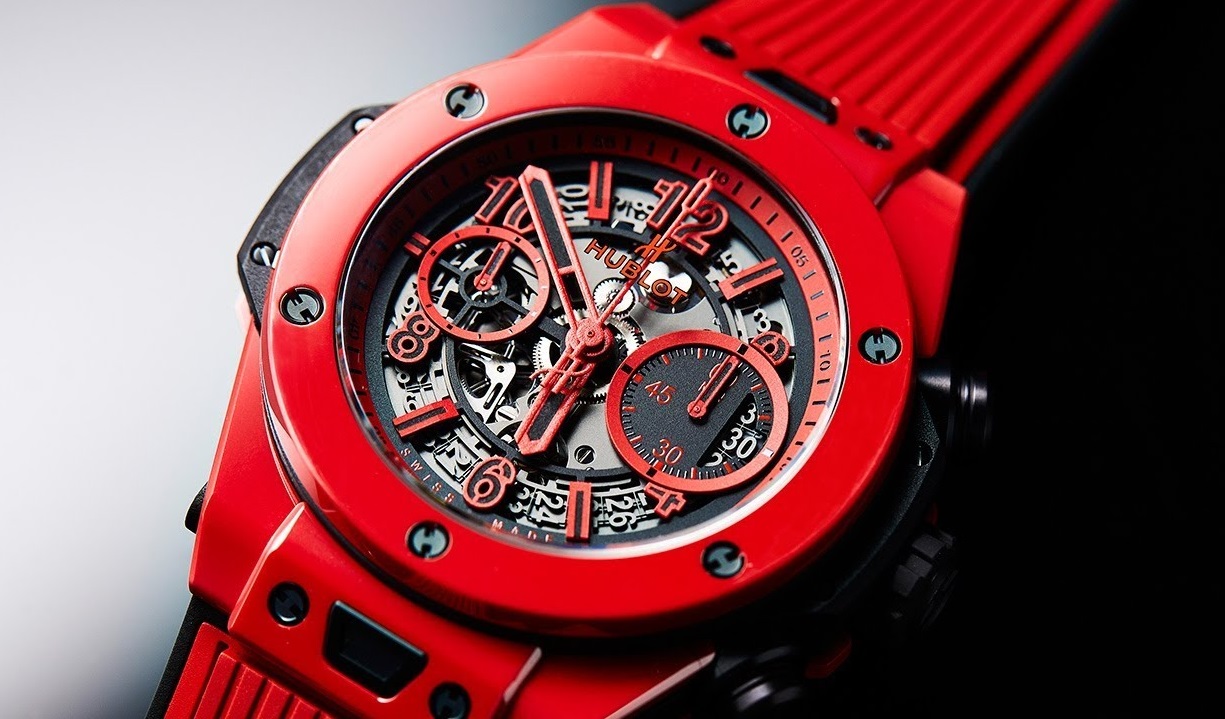 replica luxury watch red Hublot Big Bang Ref：411.CF.8513.RX 45MM