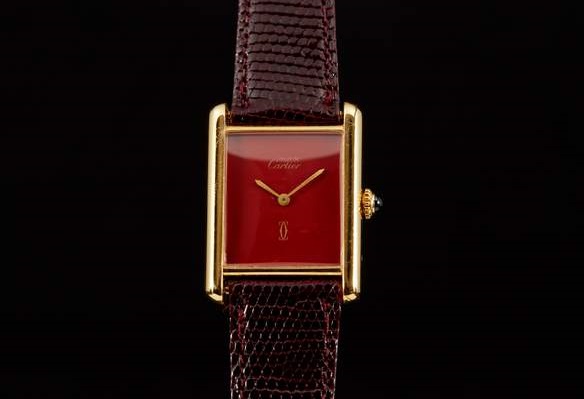 replica red Cartier Tank Louis AS02948