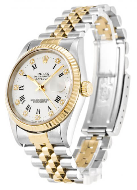 Replica Rolex Datejust 16233 White Dial